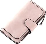 YUEcthynous Femme Portefeuille Blocage,Portefeuille Femme Grande Capacite Femme Portefeuille PU Cuir Porte Monnaie  en Cuir synthétique Souple, Nombreux Compartiments