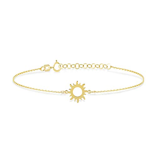 Gelin Sun Bracelet in 14k Solid Gold