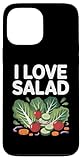Installation facile J\'adore la Salade Fresh Veggie Expression Coque pour iPhone 13 Pro Max
