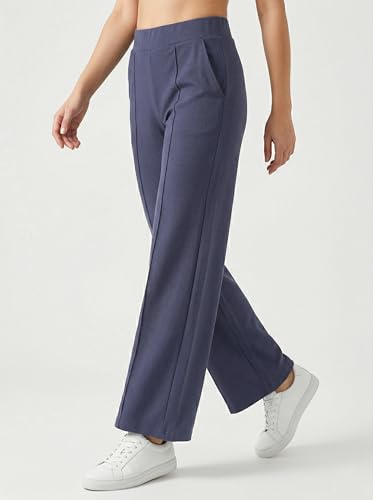 Pantalon extensible femme violet 36 la solution confort style coréen - 2