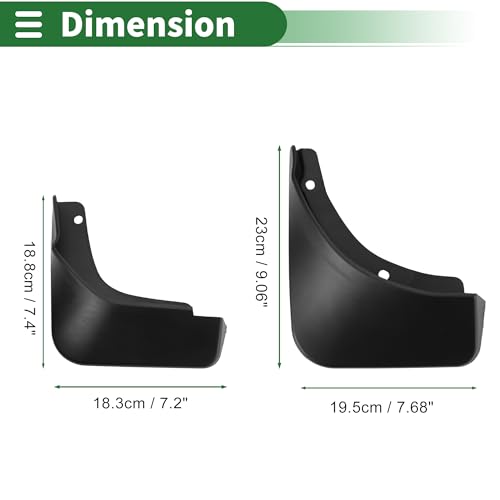 Image of Motoforti Mud Flaps Splash Guards Mud Guards for Hyundai Custo 2021-2023 W /Mount Accessories