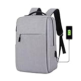 Mochila Laptop Cinza Vmstark Mochila para notebook com Carregamento USB