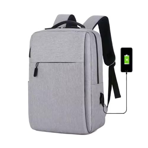 Mochila Laptop Cinza Vmstark Mochila para notebook com Carregamento USB