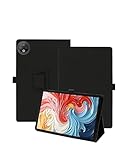 toergy schutzhülle für DOOGEE V Pad Tablet mit handschlaufe und Standund Anti-Drop Funktion - schlankes & einfaches Design,schwarz