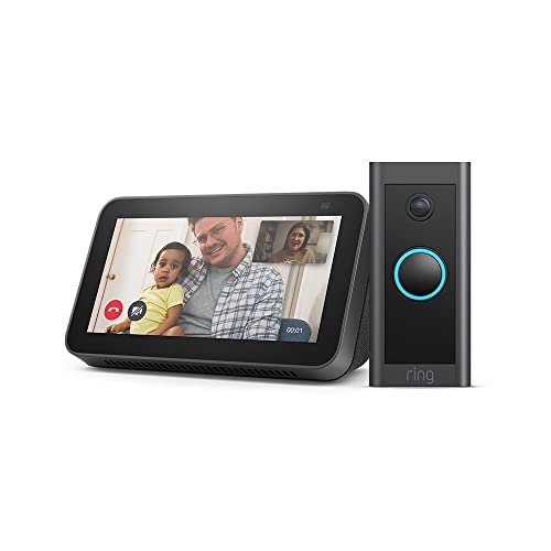 Ring Video Doorbell Wired + Echo Show 5 (2ª generazione, modello...