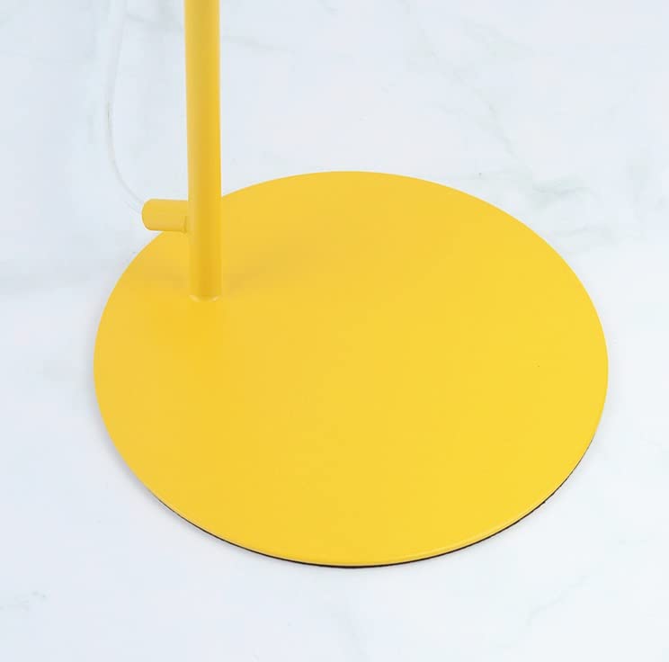Schreibtischlampen Moderne LED-Tischlampen Eisen-Augenschutz-Schreibtischlampen Student Führte Keine Stroboskopischen Kreativen Mädchen-Nachttischlampen Leselampe Bett(Yellow)