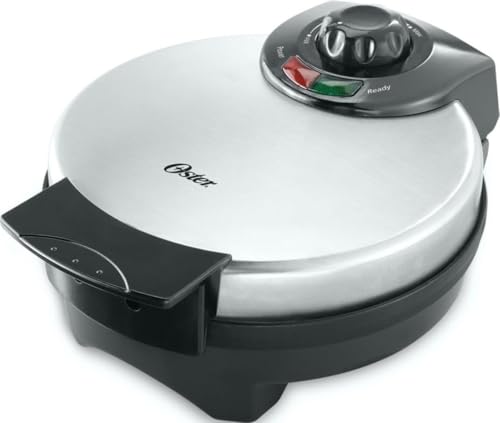 Oster Belgian Waffle Maker, Non-Stick Waffle Iron for Thick, Fluffy Waffles, Easy to Clean