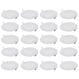 Photo Gallery confezione da 20 faretti led incasso sottili 6 w rotondi soffitto e doccia for cucina camera letto lavanderia ripostiglio(4000k) Photo Gallery confezione da 20 faretti led incasso sottili 6 w rotondi soffitto e doccia for cucina camera letto lavanderia ripostiglio(4000k)