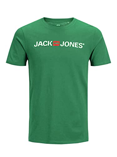 JACK & JONES Herren JJECORP Logo Tee SS Crew Neck, Verdant Green/White - REG, XXXL – Ansicht 2