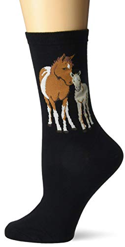 pengyong K. Bell Women's Horses Novelty Casual Crew Socks