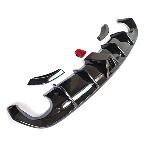 Difusor trasero para actualizar parachoques de VW Scirocco R con lámpara