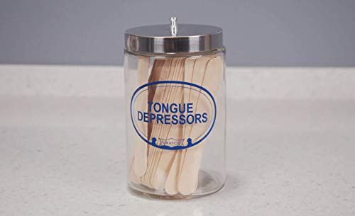 Graham-Field 3454A T Labeled Sundry Tongue Depressors Jar with Cover - Thumbnail 4