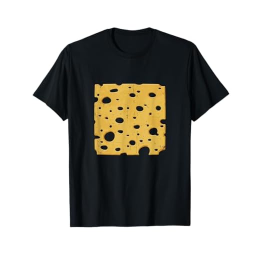 Divertido disfraz de queso para carnaval Traje Camiseta