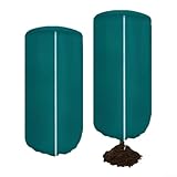 Pflanzenschutzbeutel für Winterfrostschutz mit abgerundeter Oberseite für das Eindringen von Sonnenlicht und Feuchtigkeitsregulierung (120 x 180 cm, 2 Stück)