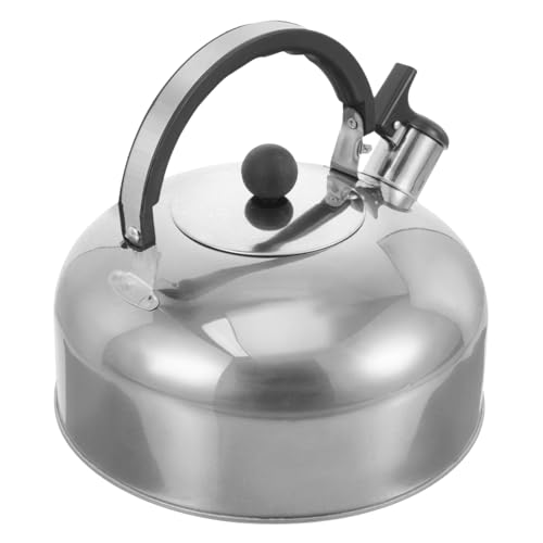 TIDTALEO Hervidor de Agua Inoxidable Silbato 2.5L Tetera Inoxidable Diseño Ergonómico para Uso Doméstico Oficina