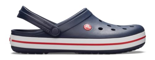 Image of Crocs Unisex Adult Crocband Clog, Navy N, 12 UK M (M13)