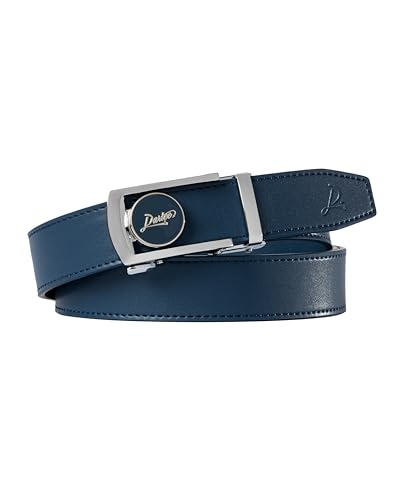 Image of Dartee Men's Golf Belt - Leather Ratchet Belt with Ball Marker, One-Size Adjustable Fit, Course and Casual Wear