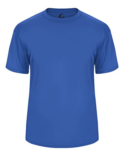 Badger Sport C2 Royal Blue Youth Medium Short Sleeve Wicking Tee