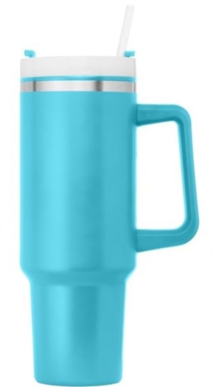 FNX Hydrosip Large Cup & Tumbler with Flexi Straw & Leakproof Lid | Stainless Steel, Dual Wall Insulated, BPA-Free | Fits Most Cup Holders | For Gym, Sports, Camping, Travel & More | Blue Colour, 40oz