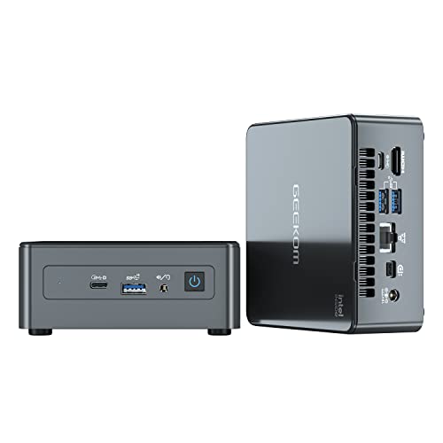 GEEKOM IT11 1000GB Mini-PC, Intel i7-11390H Mini PC(8 Threads, 12M Cache, Max 5 Ghz),32 GB DDR4 Windows 11 Pro mit Intel Iris Xe Grafik Mini Desktop PC,i7 Mini Computer 8K UHD | USB4 | WiFi 6 | BT5.2