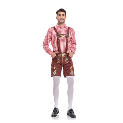 Tenue bavaroise longue pour homme déguisement bavarois fête de la bière