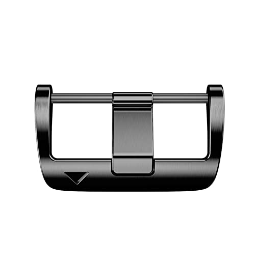 RORFFK 22 26mm Quick Fit Stainless Steel Screw Buckle for Garmin Fenix 6X Fenix 6 6S Fenix 5X 5 3 3HR Watch Easy Fit Buckle Connector(Black,26MMFenix 5X 5XPlus)