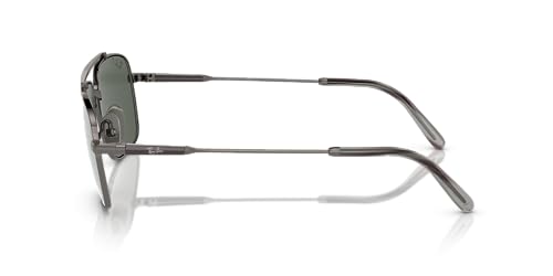 Ray-Ban RB8096 Michael Titanium Rectangular Sunglasses3