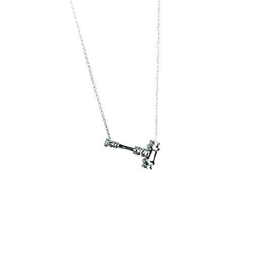 Gavel Necklace - Sterling Silver Stamped, Lawyers, Judges -- Gift Box w/Card (Also listed on Amazon Merchant site)