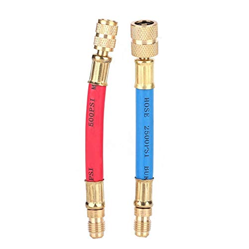 Kit d'adaptateur de connecteur de réfrigération Suuonee, 8 pièces/ensemble de tuyaux de l'adaptateur de connecteur de réfrigération R-12A/C pour la climatisation R134A R12