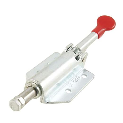 X-DREE Handverktyg 10 mm kolvslag Push Pull Toggle Clamp 50 kg 110 kg(Herramienta de mano 10 mm Accionamiento del émbolo Empuje, empuñadura de palanca, 50 kg, 110 lb