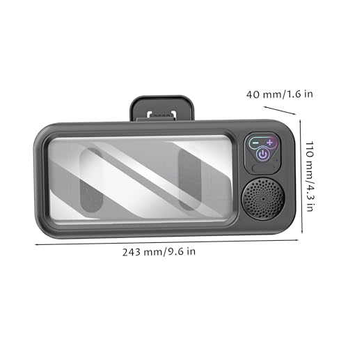 Support de téléphone de douche étanche avec haut-parleur Bluetooth et ventouse
