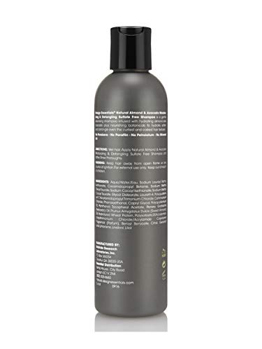 Design Essentials Moisturizing and Detangling Sulfate and Free Shampoo, Almond and Avocado Collection, 12 Ounces image 4