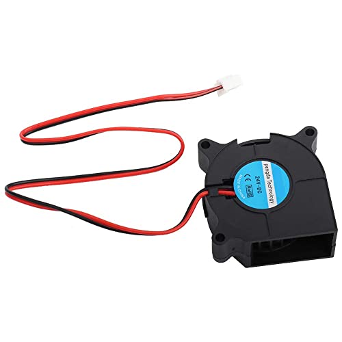 Heayzoki Turbine Turbo Blower Fan, 4020 DC 40 * 40 * 20mm Turbo Fan Blower Ventilador de enfriamiento para Accesorios de Impresora 3D(24V)