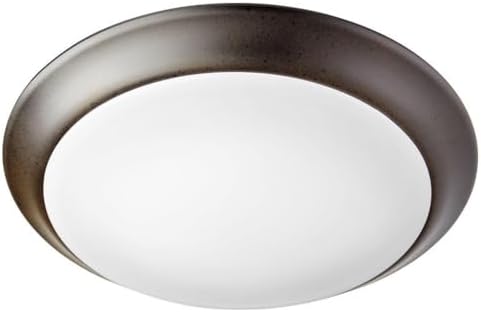 Quorum 905-10-86 Transitional LED Ceiling Mount in Bronze/Dark Finish,