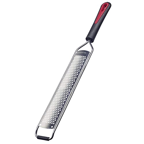 Westmark Reibe, Fein, Außergewöhlich scharfe Klingen, Inkl. Klingenschutz, Kunststoff/Rostfreier Edelstahl, Gallant Pro, Schwarz/Rot/Silber, 29702270