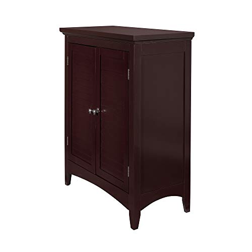 Versanora Wooden Cupboard Free Standing Floor Bathroom Storage Cabinet Unit, MDF, Brown, 66.04 x 33.02 x 81.28 cm Versanora Wooden Cupboard Free Standing Floor Bathroom Storage Cabinet Unit, MDF, Brown, 66.04 x 33.02 x 81.28 cm