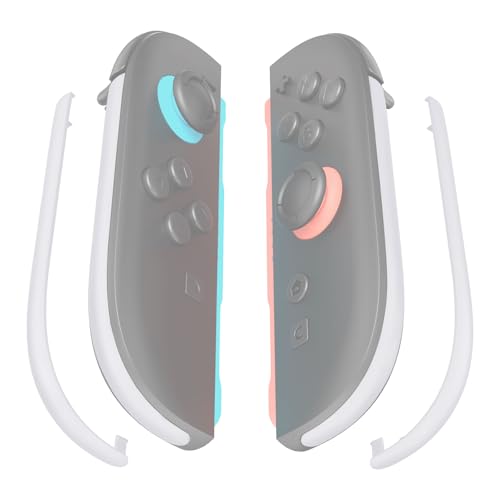 eXtremeRate Replacement Decorative Strips for Joycon 2, Custom DIY Decoration Strip Side Housing Trim Shell with Prying Stick for Nintendo Switch 2 Controller - White