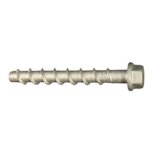Apolo Mea 9Zg850Btsb - Anclaje Tornillo Directo Hormigón Btsb Cabeza Hexagonal, Pretaladro Broca Ø 8, Longitud 50 Mm, Empotramiento 45 Mm, Recubrimiento Laminas Zn-Al, 50 Unidades