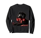 Black Poodle Shirt For Women Men Kids Dog Mom Dad Poodle Art Sweatshirt