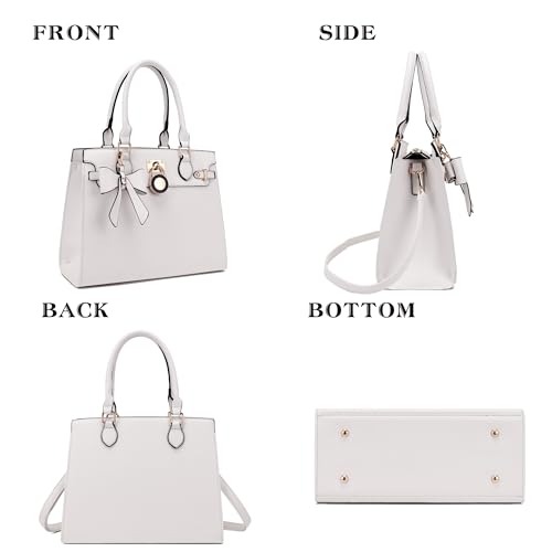 Image of Qiyuer Cute Purses Wallet Set For Women Handbags Satchel Tote Shoulder Bag | Affordable Luxury, Ideal Gift, Large Clutch Wallet, 2PCS, Sturdy Structured, Stylish, PU, Practical & Roomy for Daily & Work
