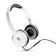 Music Sound | Bügelkopfhörer mit Kabel Over Ear Basic | On-Ear-Kopfhörer Faltbarer Kopfbügel mit 1,2 m Anti-Tangle-Kabel und integriertem Mikrofon - 3,5-mm-Klinkenanschluss – Farbe Weiß