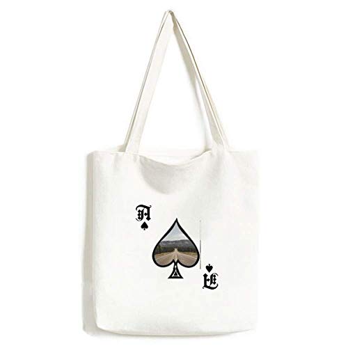 Sac pour loisirs créatifs lavable avec motif Poker Spade résistant