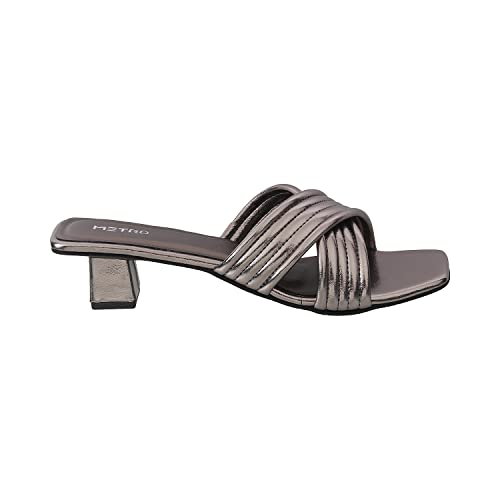 Image of Metro Women's Mule Fashion Block-heel Sandal