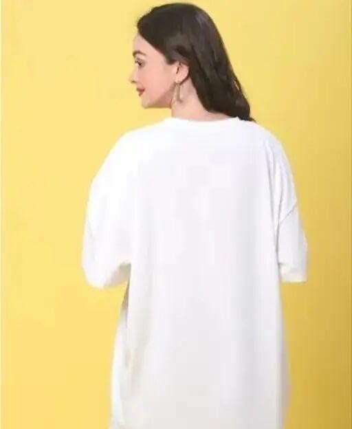 Image of Women's Drop-Shoulder Black Cotton T-Shirt - Brooklyn Print | Short Sleeves | Oversized Fit Cotton