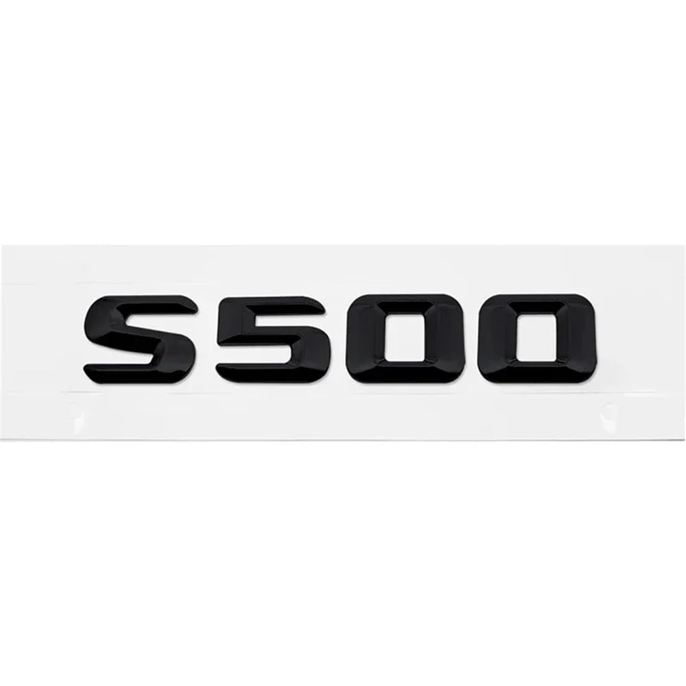 YTQMoreBNZ YYDStes Car Rear Emblem Sticker Trunk Tail Badge Decal Compatible With Mercedes Benz S400 S420 S430 S450 S500 S550 S600 S650