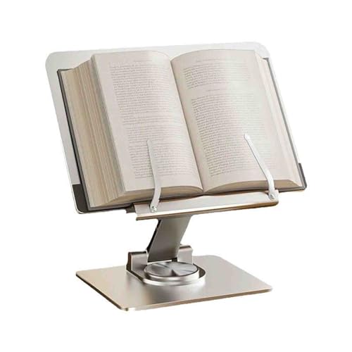 ブックスタンド 卓上 書見台 360°回転 読書台 筆記台 おしゃれ 本立て 教科書スタンド 角度/高さ調整可能 姿勢改善 読書速度と作業効率の向上(標準)