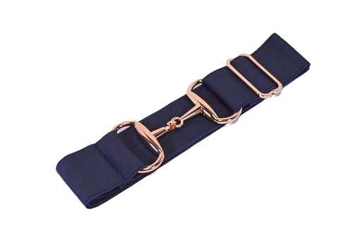 4pc Gift Set -2 inch Luxury Equestrian Belt, Elastic Riding Belt with Snaffle Bit Buckle, belts for riding breeches2