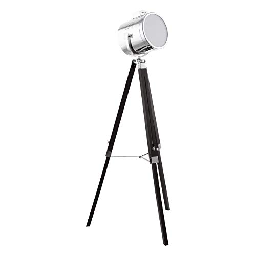Preisvergleich Produktbild EGLO UPSTREET Stehleuchte Holz 60 W, schwarz