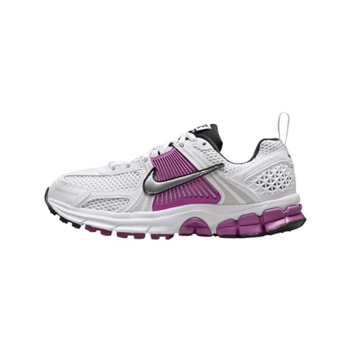 Nike Vomero 5 Big Kids' Shoes (HF6998-102, White/Pure Platinum/Hot Fuchsia) Size 7