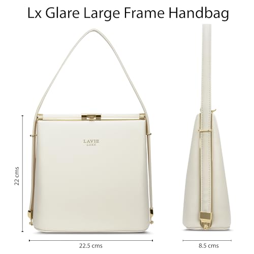 Image of Lavie Luxe Women's Glare Satchel Bag | Satchel Handbag for Work | Ladies Purse | Stylish Shoulder Bag | Gift for Women
